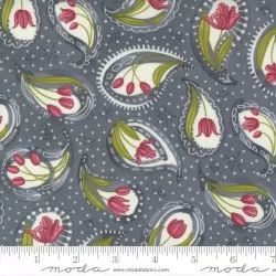 Tulip Tango - Tulip Paisley Graphite