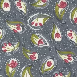 Tulip Tango - Tulip Paisley Graphite