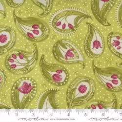 Tulip Tango - Tulip Paisley Chartreuse
