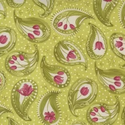 Tulip Tango - Tulip Paisley Chartreuse