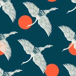 Ruby Star Society - Florida - Egrets Peacock - 15" Bolt End