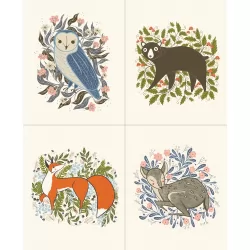 Woodland Wonder - Floral Animal Panel Woodland Wonder - Floral Animal Panel