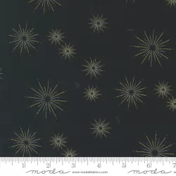 Shimmer by Zen Chic - Stars Ebony Metallic - Cut FQ