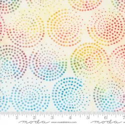 Echo Batiks - Rainbow Cream Swirl
