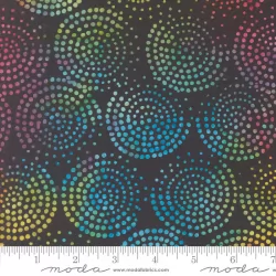 Echo Batiks - Rainbow Midnight Swirl