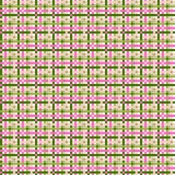 Rolling Pin - Pink And Green Plaid