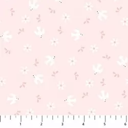 Hello Little One - Pink Dove And Flower