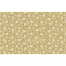 White Christmas - Snowflakes Gold