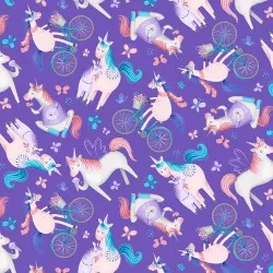 Sparkle Like A Unicorn - Unicorns Medium Purple Sparkle Like A Unicorn - Unicorns Medium Purple