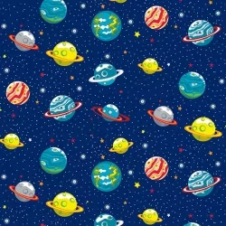 Blast Off Into Space - Planet Allover