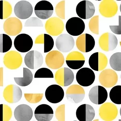Misty Morning - Geometric Dots Multi