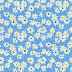 Nana Mae VI - Medium Daisies Blue