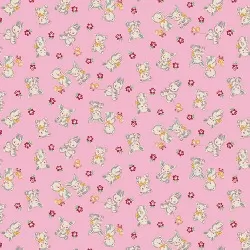 Nana Mae VI - Bunnies and Bears Pink
