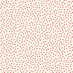 Say It With A Stitch - Red Dots On Cream