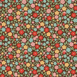 Farmhouse Fancy - Country Flowers Brown - PRE-ORDER DUE DEC/JAN Farmhouse Fancy - Country Flowers Brown - PRE-ORDER DUE DEC/JAN