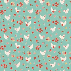 Farmhouse Fancy - Spring Chicken Teal - PRE-ORDER DUE DEC/JAN Farmhouse Fancy - Spring Chicken Teal - PRE-ORDER DUE DEC/JAN
