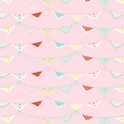 Market Day - Bunting Pink