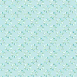 Market Day - Floral Wreath Teal