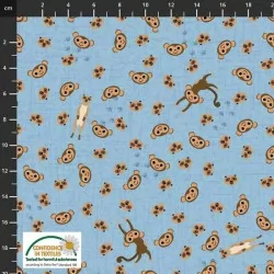 Coco's Safari - Monkeys and Meerkats Blue