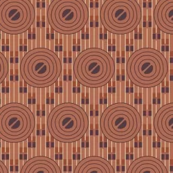 Coco Chic - Deco Circles Terracotta
