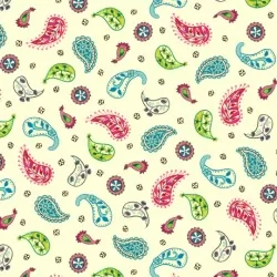 Evelyn - Paisley Cream
