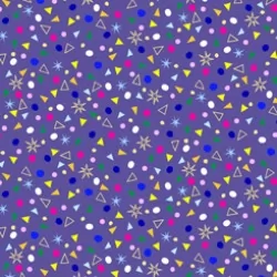 Kitty Cats - Confetti Purple