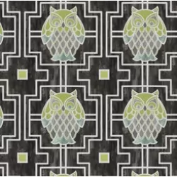 Nocturne - Owls Trellis Graphite