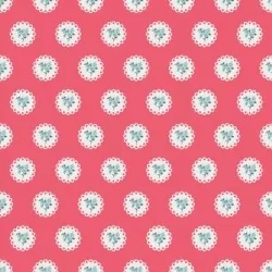 Abbie's Garden - Garden Doily Raspberry