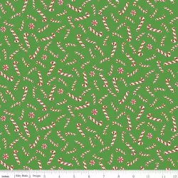 Christmas Joys - Candy Canes Green