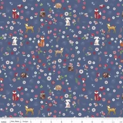 Enchanted Meadow - Forest Friends Denim
