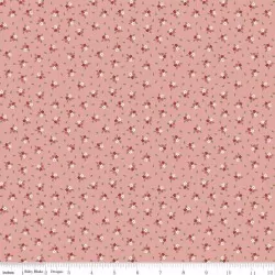 Enchanted Meadow - Scattered Flowers Coral
