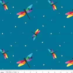 Imagine by Quiet Play - Dragonfly Flight Teal