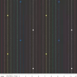 Imagine by Quiet Play - Dashing Rainbow Charcoal