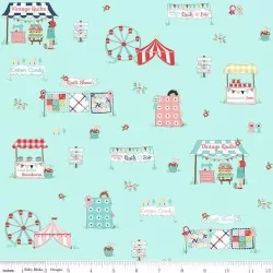 Quilt Fair by Tasha Noel - Main Aqua