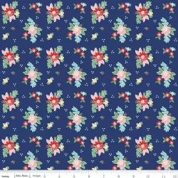 Quilt Fair by Tasha Noel - Floral Navy