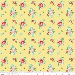 Quilt Fair by Tasha Noel - Floral Yellow