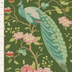 Chic Escape by Tilda - Peacock Tree Green