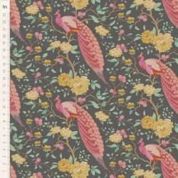 Chic Escape by Tilda - Peacock Tree Grey