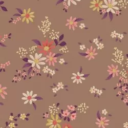 Chic Escape by Tilda - Daisyfield Taupe - 1 Cut FQ