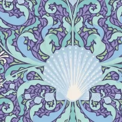 Cotton Beach by Tilda - Scallop Shell Blue