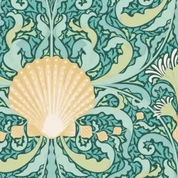 Cotton Beach by Tilda - Scallop Shell Teal