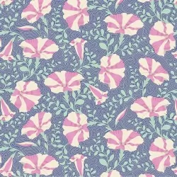 Gardenlife by Tilda - Striped Petunia Blue - 20" Bolt End