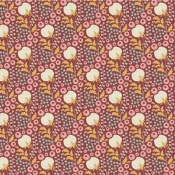 Sanctuary by Tilda - Cottonfield Maroon