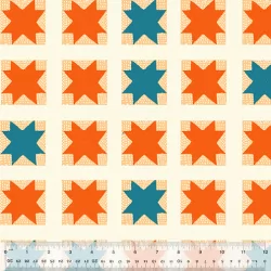Country Mouse by Heather Ross - Quilt Top Cream