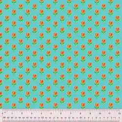 Country Mouse by Heather Ross - Provence Teal