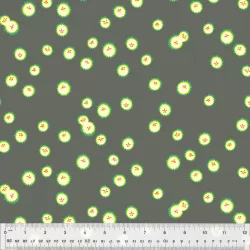 Forestburgh by Heather Ross - Fireflies Dark Grey