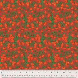 Forestburgh by Heather Ross - Apples Warm Red