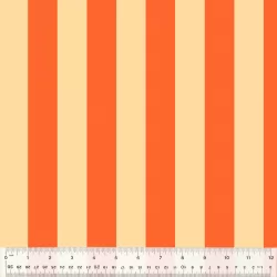 Forestburgh by Heather Ross - Broadstripe Peach