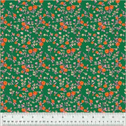 Heather Ross By Hand - Mousy Floral Emerald