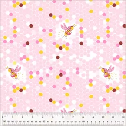 Studio Edit by Heather Ross - Hex Bee Pink